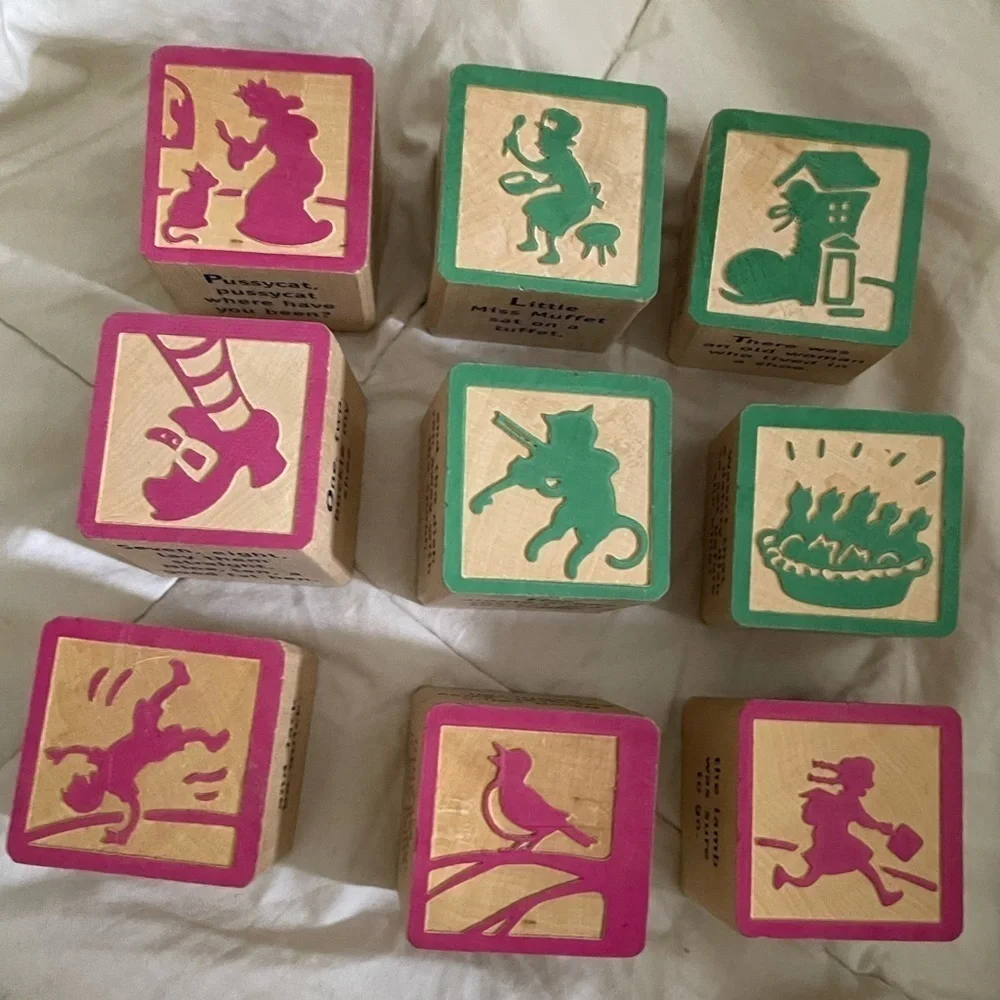 Uncle Goose - Nursery Rhyme Blocks - 9 blocks